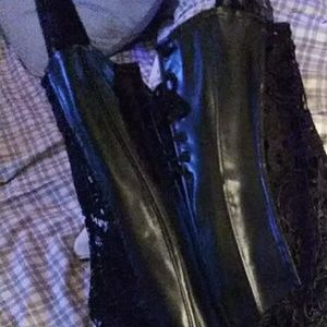 Dreamgirls leather corset